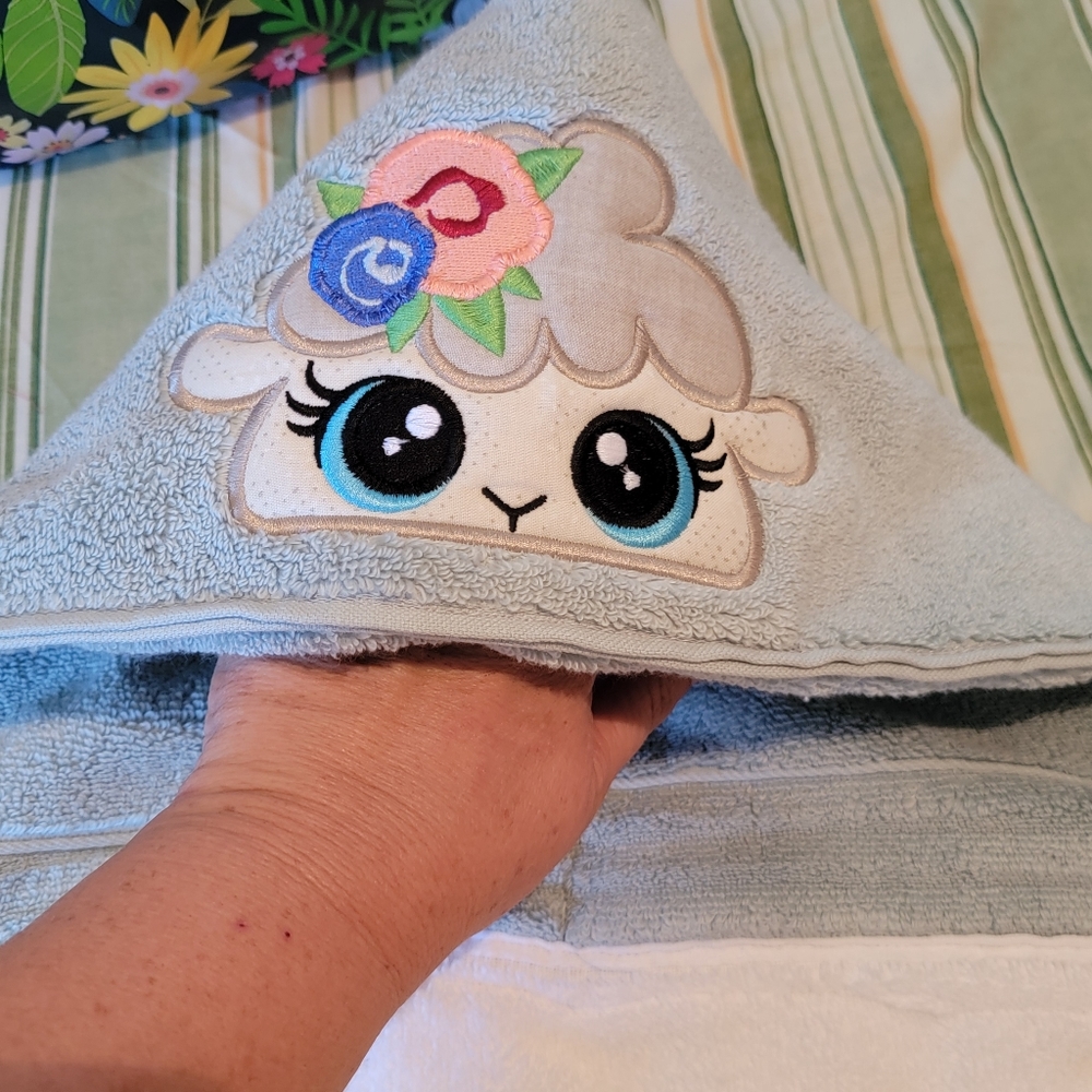Sold! Cute Sheep Hooded Towel